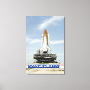 Raumfähre Atlantis Leinwanddruck