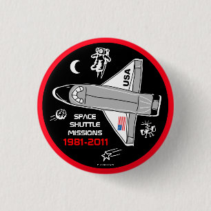 Raumfähre-Auftrag-Knopf 5 Button