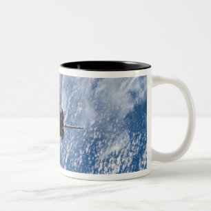 Raumfähre-Bemühung 18 Zweifarbige Tasse
