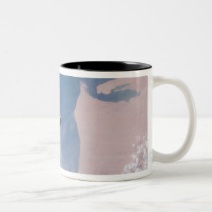 Raumfähre-Bemühung 19 Zweifarbige Tasse