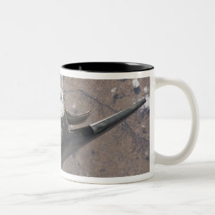 Raumfähre-Entdeckung 15 Zweifarbige Tasse