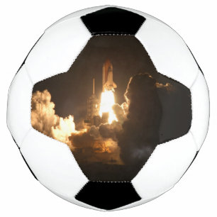 Raumfähre Erde Umlaufbahn Raumschiff Nacht Canva Fußball