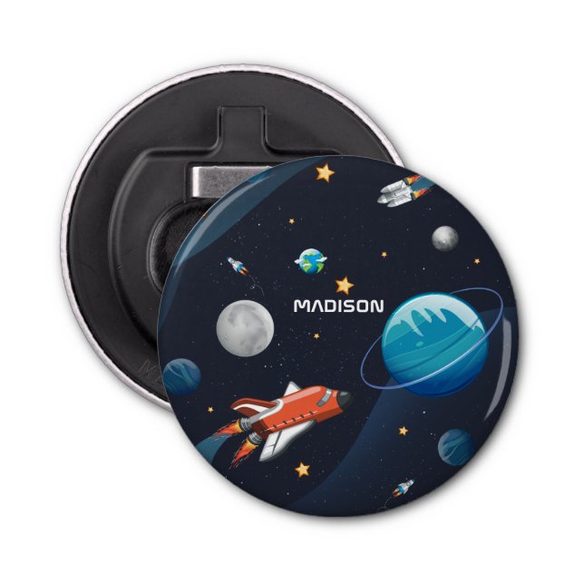 Raumfähre Galaxy Shuttle Custom Flaschenöffner (Vorderseite)