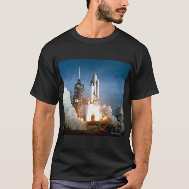 Raumfähre Kolumbien startet weg T-Shirt (Vorderseite)