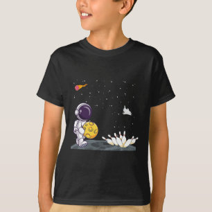 Raumfahrer Bowling Shirt Funny Bowler in Oute