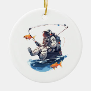 Raumfahrer Keramik Ornament