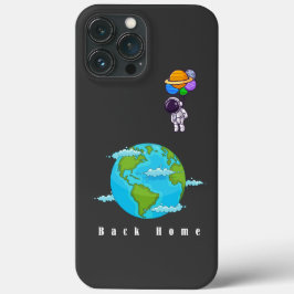 Raumfahrer mit Balloons, die Erde landen Case-Mate iPhone Hülle