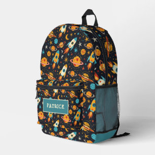 Raumfahrer mit Namen Bedruckter Rucksack