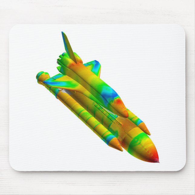 Raumfähresichtbarmachung MousePad (Vorne)