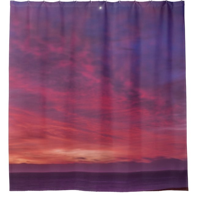 Raumfahrt Duschvorhang (Vorderseite)