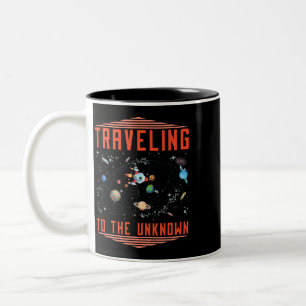 Raumfahrt Galaxy Solar System Coloniza Zweifarbige Tasse
