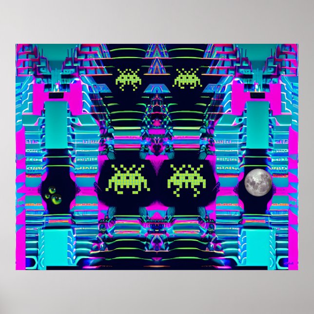 Raumfahrt-Invasion von den Zollwesen Poster (Vorne)