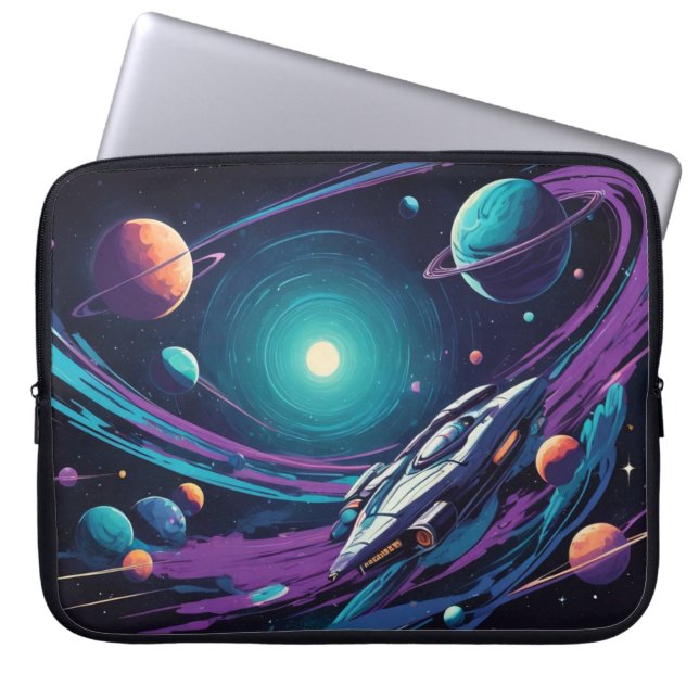 Raumfahrt Laptopschutzhülle (Vorderseite)