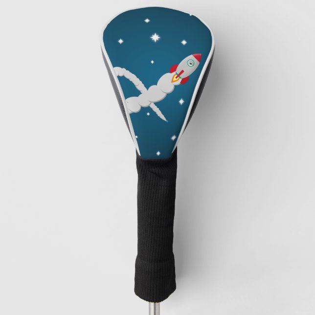 Raumfahrt-Raketenstart Golf Headcover (Vorderseite)