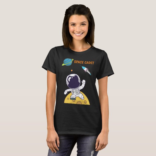 Raumfahrten im Weltraum T-Shirt (Vorne ganz)