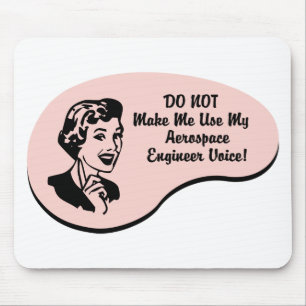 Raumfahrtingenieur-Stimme Mousepad