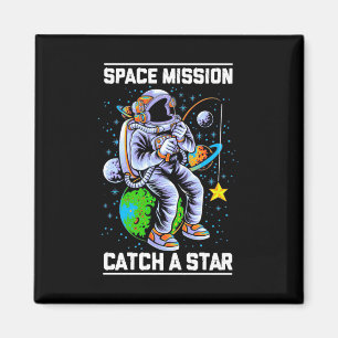 Raumfahrtmission der Astronauten Magnet