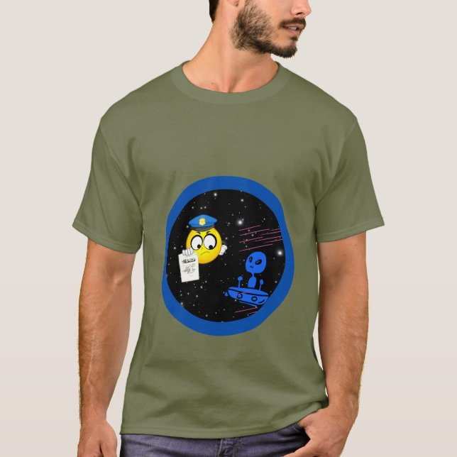 Raumfahrtpolizei T-Shirt (Vorderseite)