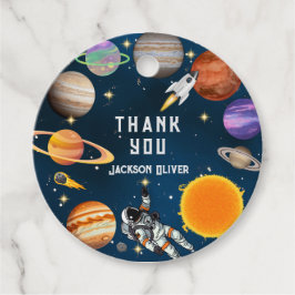 Raumfahrtspartei Erster Geburtstag Geschenkanhänger