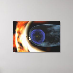 Raumfahrzeug des Voyager 2 Leinwanddruck