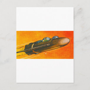 Raumfahrzeug Postkarte