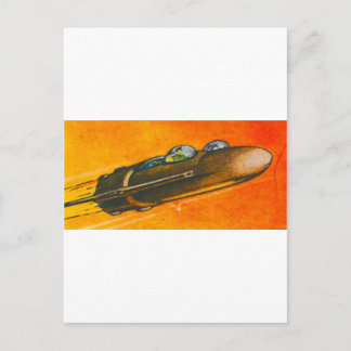 Raumfahrzeug Postkarte