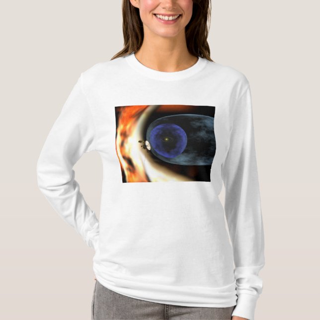 Raumfahrzeug Voyager 2 T-Shirt (Vorderseite)