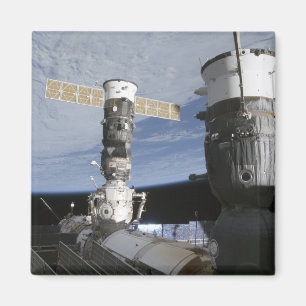 Raumfahrzeuge des Russen Soyuz und des Magnet