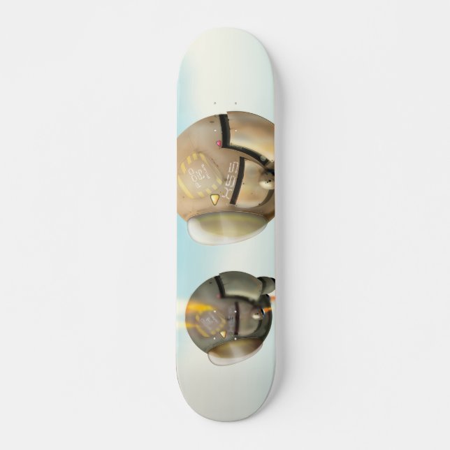Raumfahrzeuge, die durch den Planeten fliegen Skateboard (Vorne)