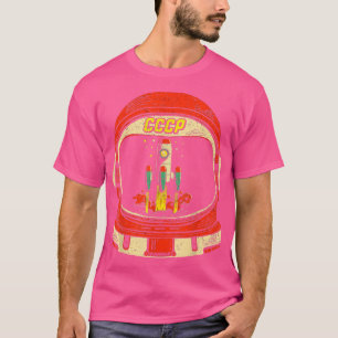 Raumflug sowjetische Gewerkschaft CCCP Kosmonaut A T-Shirt