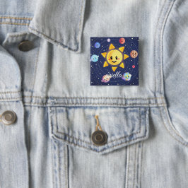 Raumgalaxie Planeten Button