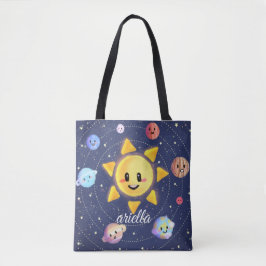 Raumgalaxie Planeten Tasche