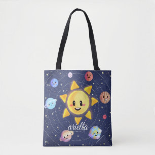 Raumgalaxie Planeten Tasche