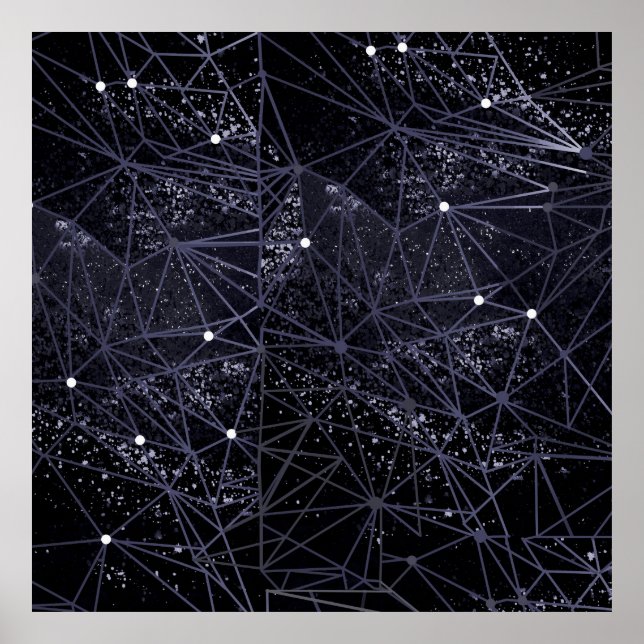 Raumgeometrie Poster (Vorne)