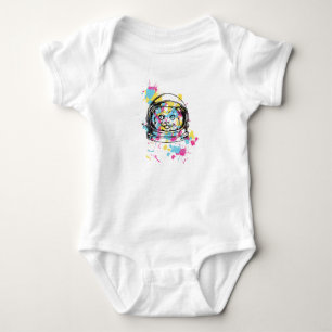 Raumkatze Baby Strampler