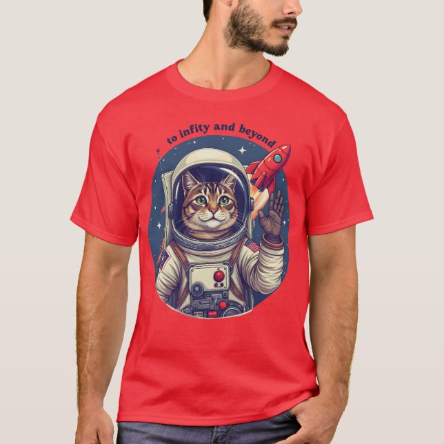 Raumkatze T-Shirt (Vorderseite)