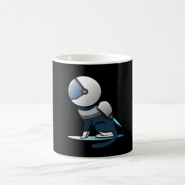 Raumkatzenflugzeug Kaffeetasse (Mittel)