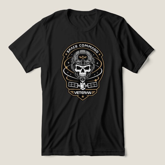 Raumkommando Tri-Blend Shirt (Design Vorderseite)
