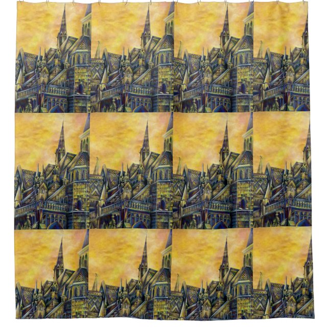 Raumlust Duschvorhang (Vorderseite)