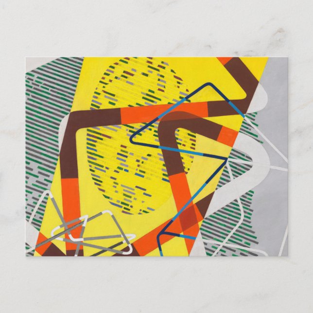 Raummodulator von Laszlo Moholy-Nagy Postkarte (Vorderseite)