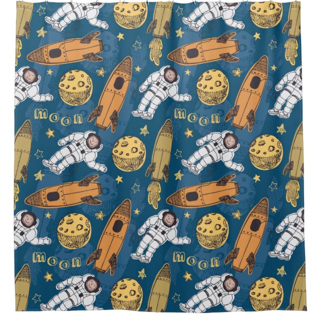 Raummuster Duschvorhang (Vorderseite)