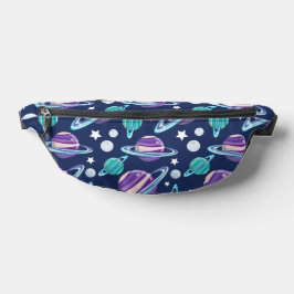 Raummuster, Planeten, Sterne, Galaxie, Kosmos Bauchtasche