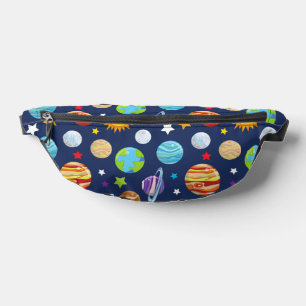 Raummuster, Planeten, Sterne, Kosmos, Galaxie Bauchtasche