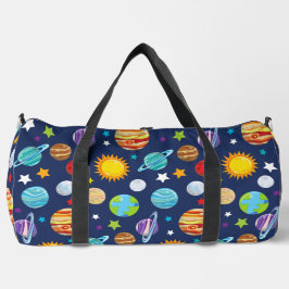Raummuster, Planeten, Sterne, Kosmos, Galaxie Duffle Bag