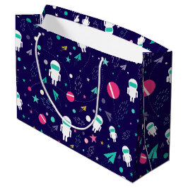 Raumplaner und Astronaut Große Geschenktüte