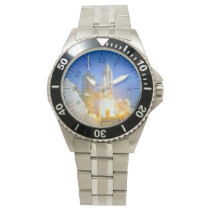Raumschiff aus nicht rostendem Stahl Columbia Watc Armbanduhr