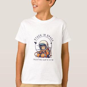 Raumschiff bleibt im Party "Earth View Fun" im Wel T-Shirt