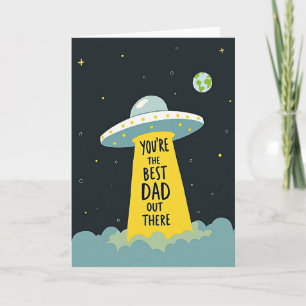 Raumschiff Du Bist Der Beste Papa Karte