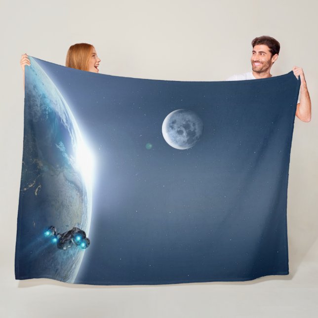 RAUMSCHIFF FLEECEDECKE (Beispiel)