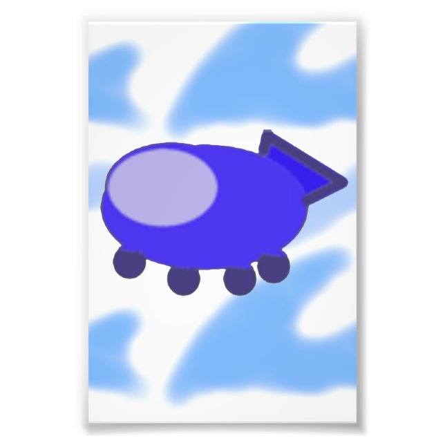 Raumschiff Fotodruck (Vorne)